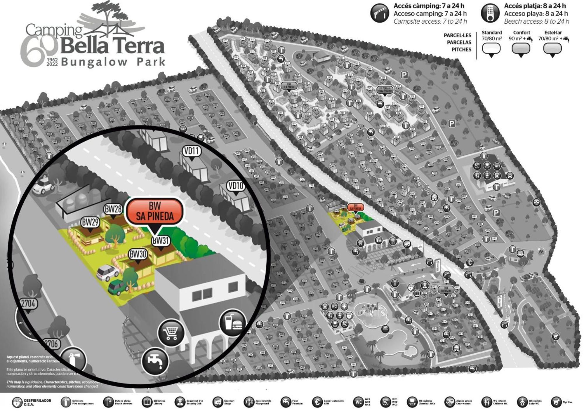 Camping Bella Terra Blanes Eksteriør billede